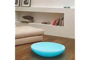 MR.GO 24-Inch LED Glow Table, 16 Colors Changing LED Table Top, Waterproof Round LED Cocktail Table Dimmable LED Mood Lighting for Home Patio Bar Party Pool Deck (24-inch, Round)