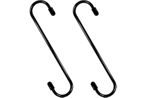 Hirificing 2PCS Brake Caliper Hanger Hooks Mechanic Specialty Tools for Braking Bearing Axle and Suspension Work, Car Brake Caliper Hangers with Rubber Tips Automotive Tools(Black)