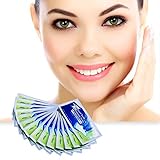 Teeth Whitening Strips Professional 3D Whitening Shine Teeth Advanced Double Elastic Gel Cleaning for Teeth Care28 Counts (14 Upper and 14 Lower Strips), Mint Flavor
