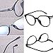 Qjoy Women Anti-Blue Light Glasses, Can Reduce Eyestrain Headache Glasses, Women Spectacle Optical Frame Glasses Clear Lens, Lady Vintage Computer Anti-Radiation Eyeglasses