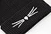 NW 1776 Women's Hat Cat Ear Crochet Braided Knit Caps Warm Snowboarding Winter (Black) …