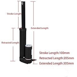DC HOUSE 1000N High Speed 14mm/s Black Actuator
