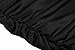 Zeagoo Women Sexy Wrap Runched Stretch Draped Short Mini Pleated Skirts,Large,Black