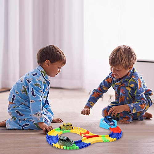image for BooTaa 3 Pack Replacment Car, Electric Car Toys, Blue Police Car, Army