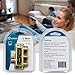 ANTOP Low-Loss 3 Way Coaxial Splitter for TV Antenna and Satellite 18K Gold-Plated Chassis 2GHz - 5-2050MHz All Port DC Power Passing