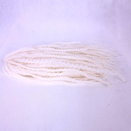 613 Kinky Twist Hair Crochet Braids Ombre Marley Braid Hair 18inch Senegalese Curly Crochet Synthetic Braiding Hair Bulk Twist Crochet Braids 60 Strands/pack (18inch, 613#)