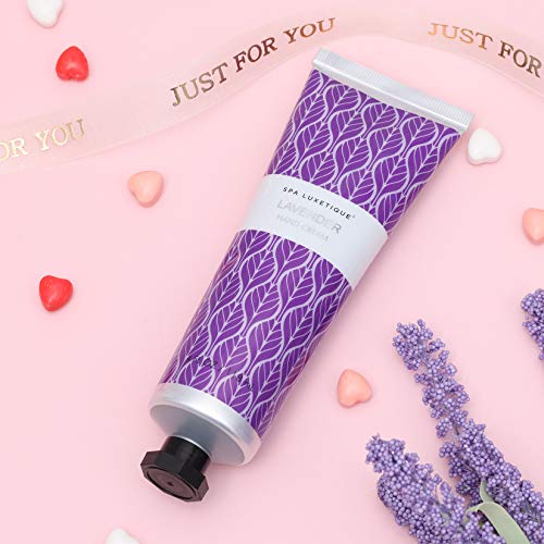 Hand Cream Gift Set, Spa Luxetique Hand Lotion Gift Set for Women, Rose Lavender and Vanilla Scent, 4oz x 3pcs