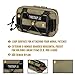 OneTigris EDC Horizontal MOLLE Pouch for Tool Treat Med (1 Pack, Coyote Brown)
