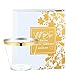 9 oz Gold Rimmed Plastic Cups Clear Plastic Tumblers - Disposable Hard Party Wedding Plastic Cups 60 Pack (Gold Cups)