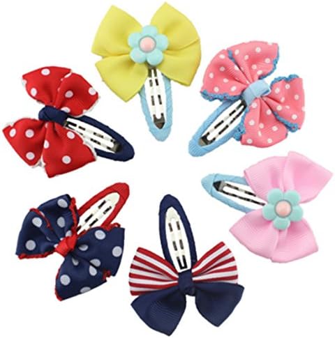 Abbyling68 Girl Hair Manual Chiffon Sun Flower Hairpin Barrettes bows
