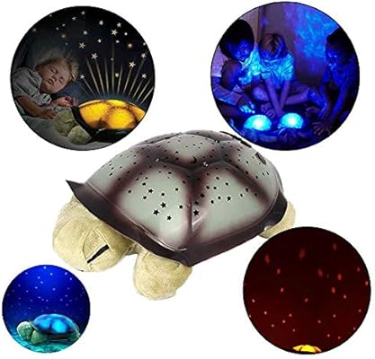 Proyector de luz de Noche de Felpa, luz de proyección de Tortuga ...