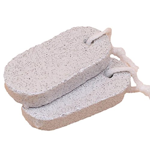 Dealglad 5Pcs Foot Care Hard Skin Cuticle Remover Bath Natural Pumice Stone Exfoliating Scrubber Pedicure Cleaner Tool - Thumbnail 2
