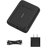 Venustas Ultra-Compact Battery Pack for 7.4V Heated Vests, Heated Jackets and Heated Hoodies (Charger Included)