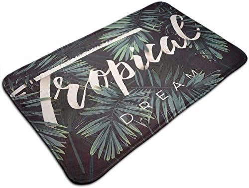 ARTOPB Tropical Dream Home Decoration Doormat Non Slip Front Door Mat Indoor Outdoor Entrance Rug Floor Mats Carpet Home Doormat