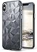 Ringke Air Prism Designed for iPhone X Case, 3D Contemporary Design Flexible TPU Cover for iPhone X Case, iPhone 10 (Not Compatible with iPhone Xs) - Smoke Black