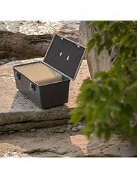 Caja de aparejos para señuelos de pesca Special Mate   Almacenamiento de cebo y cuchara para el cuerpo   Gris   blanco   Plástico duro duradero con pestillos de metal