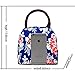 Chrysansmile Insulated Lunch Box for Women Small Lunch Bag Travel Cooler Bag Reusable Cute Lunch Tote for Work Picnic