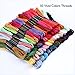 Embroidery Floss Kit,50 Assorted Rainbow Colors Polyester Sewing Skeins Line Cross Stitch Thread Friendship Bracelets String Art Crafts