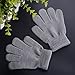 Pinksee Kids Boys Girls Winter Warm Stretchy Knitted Magic Gloves Gray
