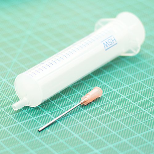 4 x 20ml Spritzen-Set, 4 Stück Spritze und Kanüle, Einmalspritzen, Einwegspritze mit stumpfer Nadel für E-Liquid Aroma… – Bild 4