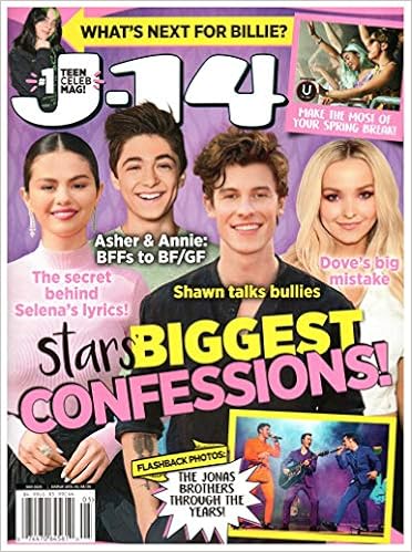 J 14 Magazine May 2020 Selena Gomez Asher Angel Shawn Mendes Dove Cameron With Bts Ariana Grande The Jonas Brothers Monsta X Camila Cabello Millie Bobby Brown Posters Stephanie Sloane Amazon Com Books