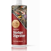 Pond Muck &amp; Sludge Remover - Treats up to 32,000 Gallons - 5X Concentrated Live Beneficial Bacteria - Reduces Pond Sludge, Muck &amp; Odors - Safe for Fish, Koi, Plants, Pets and People