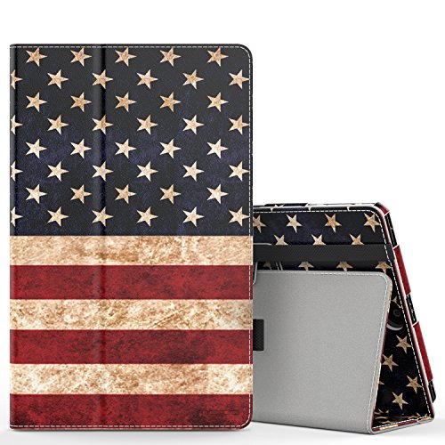 Verizon Ellipsis 8 HD 2016 Case, Ultra Compact Slim Folding PU Leather Protective Stand Cover Case for 8.0