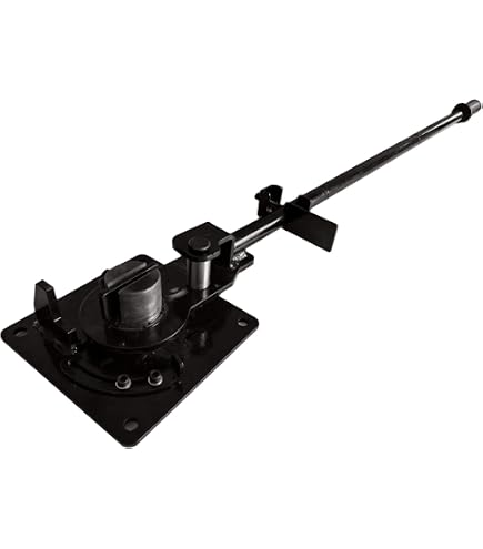 Metal Rod Bender – Bend Up To 3/8" Diameter Steel Rod – Includes Dies For 3/4", 1", 1-1/4", & 1-1/2" Bends – Vise-Mount Forming Tool