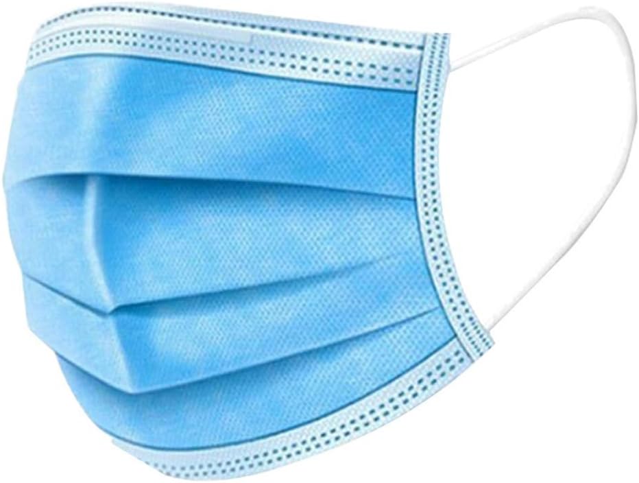 QinJiaLesdf Disposable Face Shield M-a-s-k, 3 ply Windproof, Dust-proof, Anti-saliva, Adult