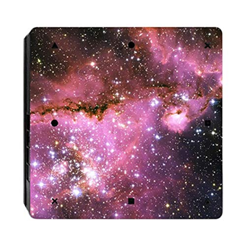SUKEQ Protective Skin for PS4 Controller, Galaxy Vinyl Sticker Decal Cover for Sony Playstation Console Controller (Galaxy J)