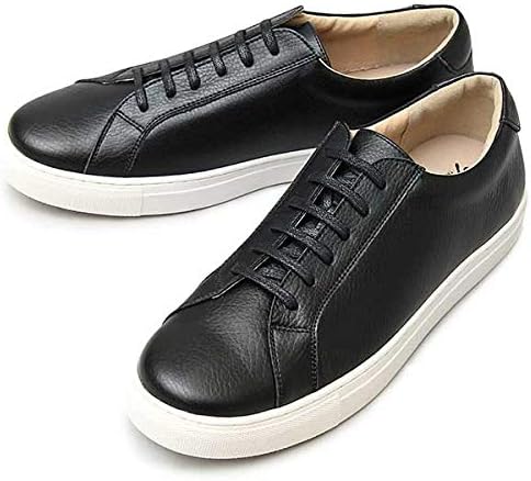 Amazon グラベラ レザースニーカー メンズ スニーカー ローカット 牛革 スプリットレザー ベーシック 靴 くつ オールラウンド カジュアル 通学 通勤 ファインセレクト Glabella グラベラ スニーカー