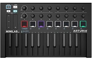 Arturia / MiniLab MKII Deep Black Edition 25-Key MIDI Keyboard (MINILAB MK2)