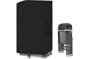 QYILUARE Folding Chair Cover,Water Resistant Folding Chairs Storage Bag with Handles for Metal,Plastic and Wood