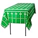 Grandipity Football Field Plastic 6-Pack Rectangular Tablecloth (54x108in) - Disposable Football Table Covers for Parties & Decor