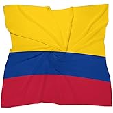 JUHIOPOI Patriotic Silk Scarfs For Women, Fashion Square Satin Head Scarf, Hair Wrap For Sleeping, Bandanas Hand Rolling Edge