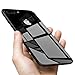 NOHON Protective iPhone 7 plus Case with Tempered Glass Back Cover and Reinforced Bumper [Support Wireless Charging] Slim Fit Ultra-Thin Case for iPhone 7 Plus - Black