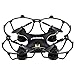 Virhuck GB202 Mini Drone 2.4GHz 4CH 6-AXIS GYRO Multicolor LED, Little Nano RTF Quadcopter with 3D Flips Christmas Gift, Black