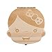 Anbaby Cute Personality Baby Teeth Box Save Wooden Boxes Deciduous Souvenir Box (Girl)