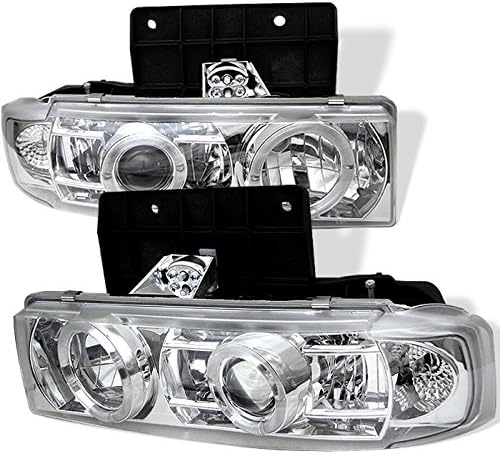 Spyder Auto :: PRO-YD-CA95-HL-C Chevy Astro 95-05 / GMC Safari 95-05 Projector Headlights - LED Halo - Chrome - High 9005 (Not Included) - Low 9006 (Not Included)