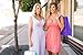 Charm Your Prince Women's Sleeveless Summer Sundress Coral Pink MEDIUM