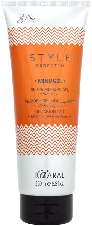 Kaaral Style Perfetto MINDGEL Professional Memory Modeling Gel - Separates Defines Shapes Hair- 250 ml