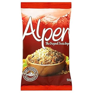 Alpen Muesli originales bolsitas de 50 g (paquete de 30 x 50 g)