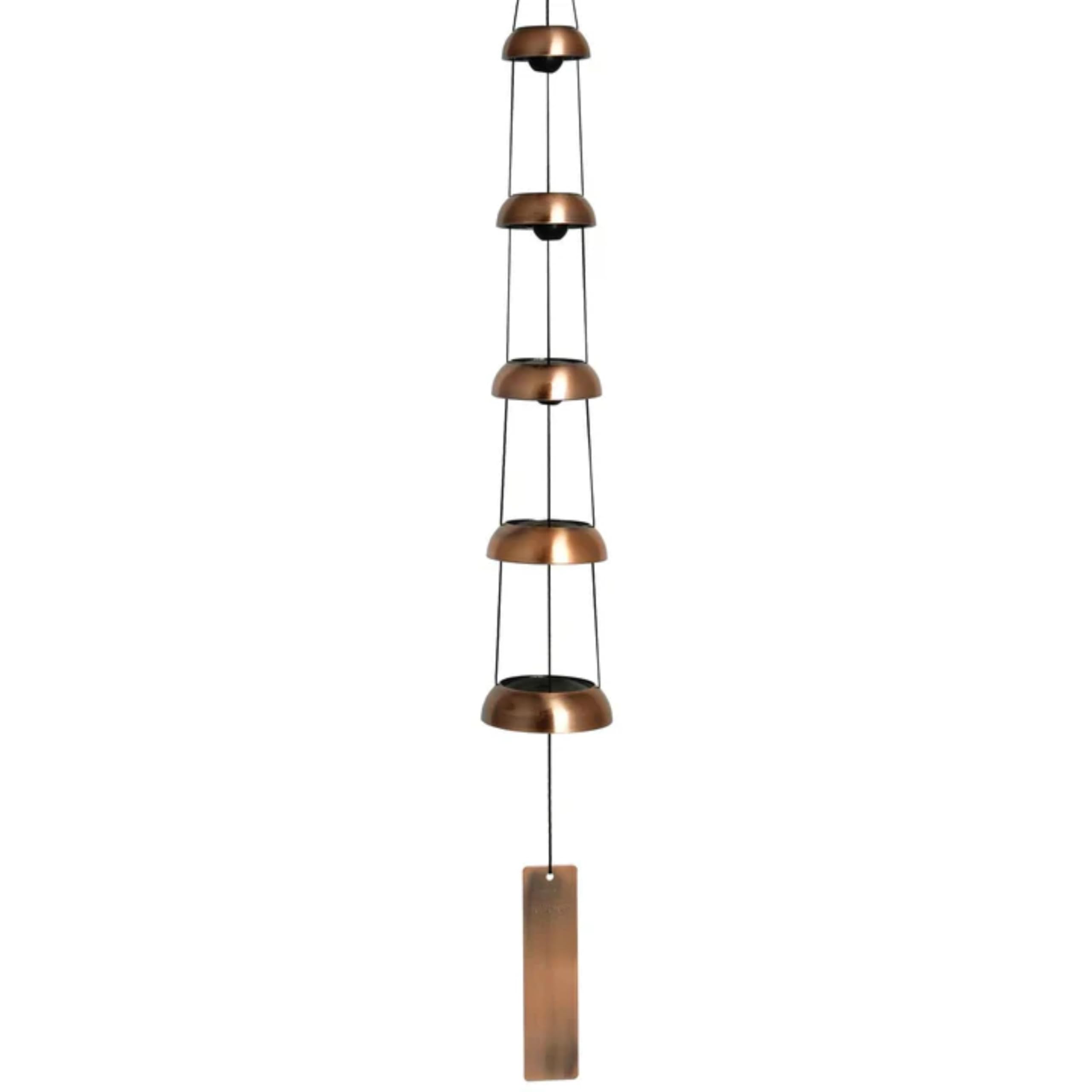 Woodstock TB5C Copper Temple Bells Quintet, Brown, 81,3 cm