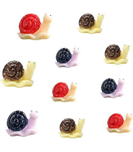 JaeyiTfu Halloween Snail Skull Resin Statue - Creepy Skull Shell Decor For Spooky Garden & Home - View #8
