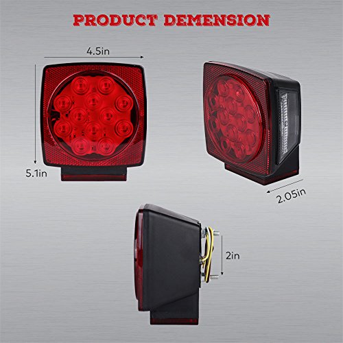 4 BougeRV+Square+License+Trailer+Snowmobile