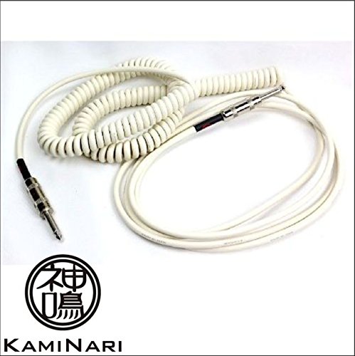 Kaminari Curl Guitar Cable Straight to Striaght 15Ft(5m) Made in Japan