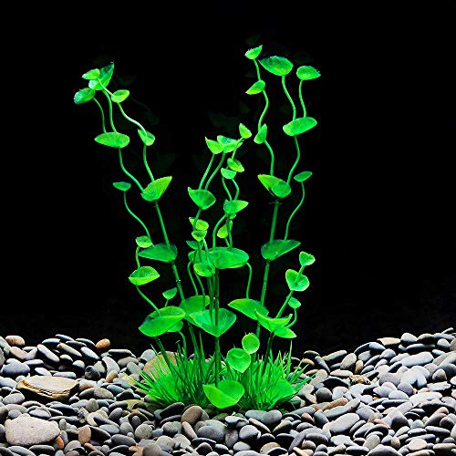Simulation Plants,Small◕‿◕ Artificial Aquatic Plants Vivid Simulation Plant Creature Aquarium Landscape 4 PCS