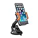 TaoTronics Car Phone Mount Holder, Windshield Dashboard Universal Car Mobile Phone Cradle for iOS Android Smartphone and More (Orange)