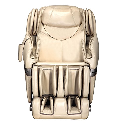 Galaxy Optima 2.0 Full body Shiatsu Massage Chair Recliner w/Heat & Outer Shoulder Massage (Beige)