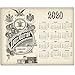 2020 Calendar - Louis Vuitton Vintage - 11x14 Unframed Calendar Art Print - Great Classy Home Calendar, Also Makes a Great Gift Under $15
